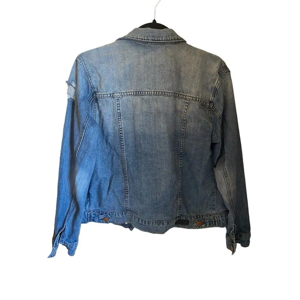 STS BLUE Destressed Denim Jacket Sz.XS - Image 2