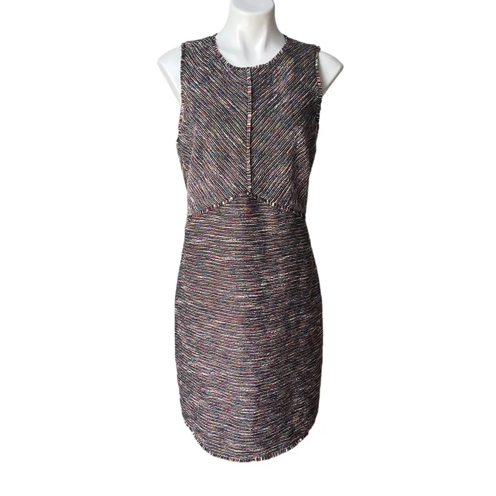 NWT, Sam Edelman Rainbow Textured Sleeveless Multicolor Dress. - Image 4