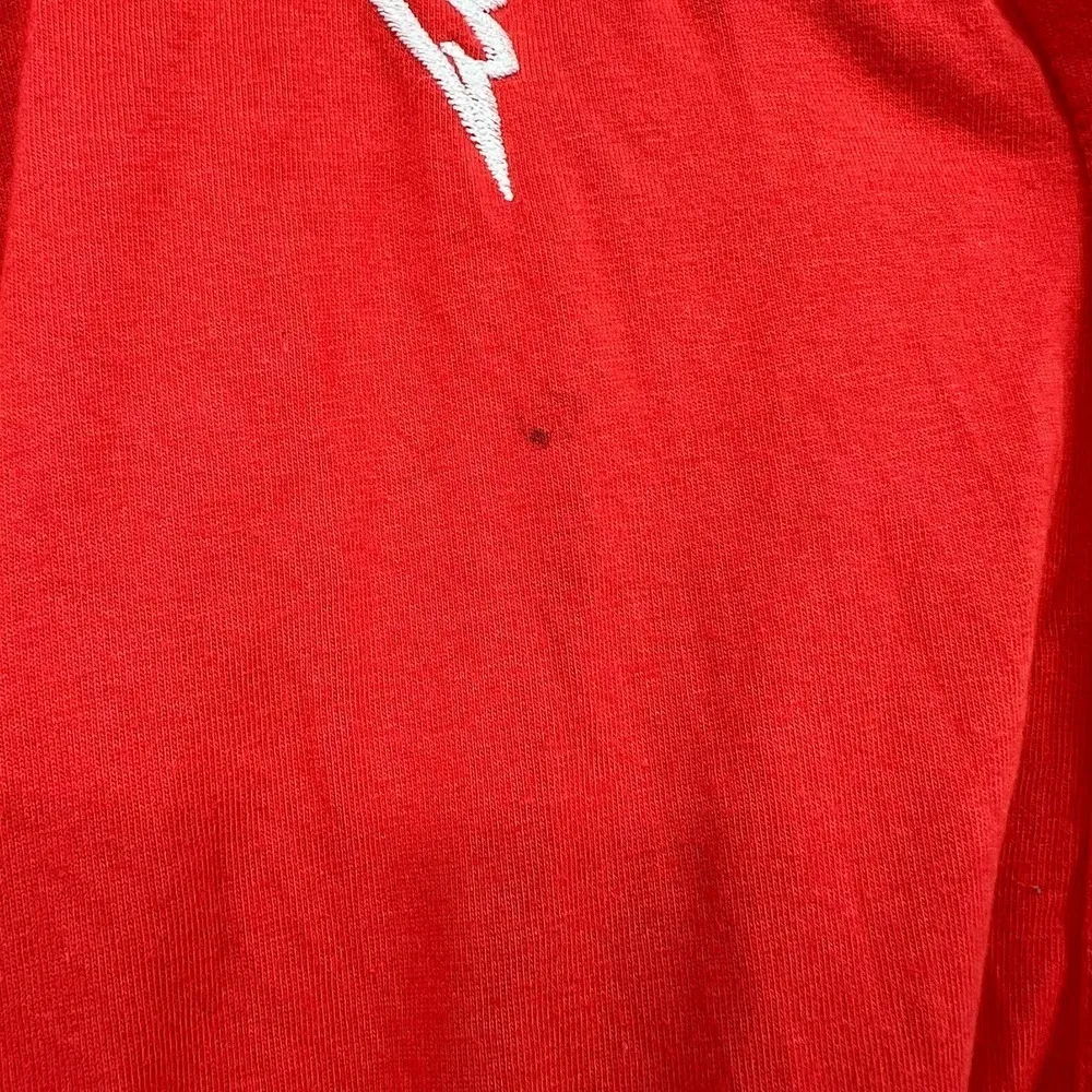 Eshakti bird print red pullover button front elastic waist dress plus size 2X - Image 7