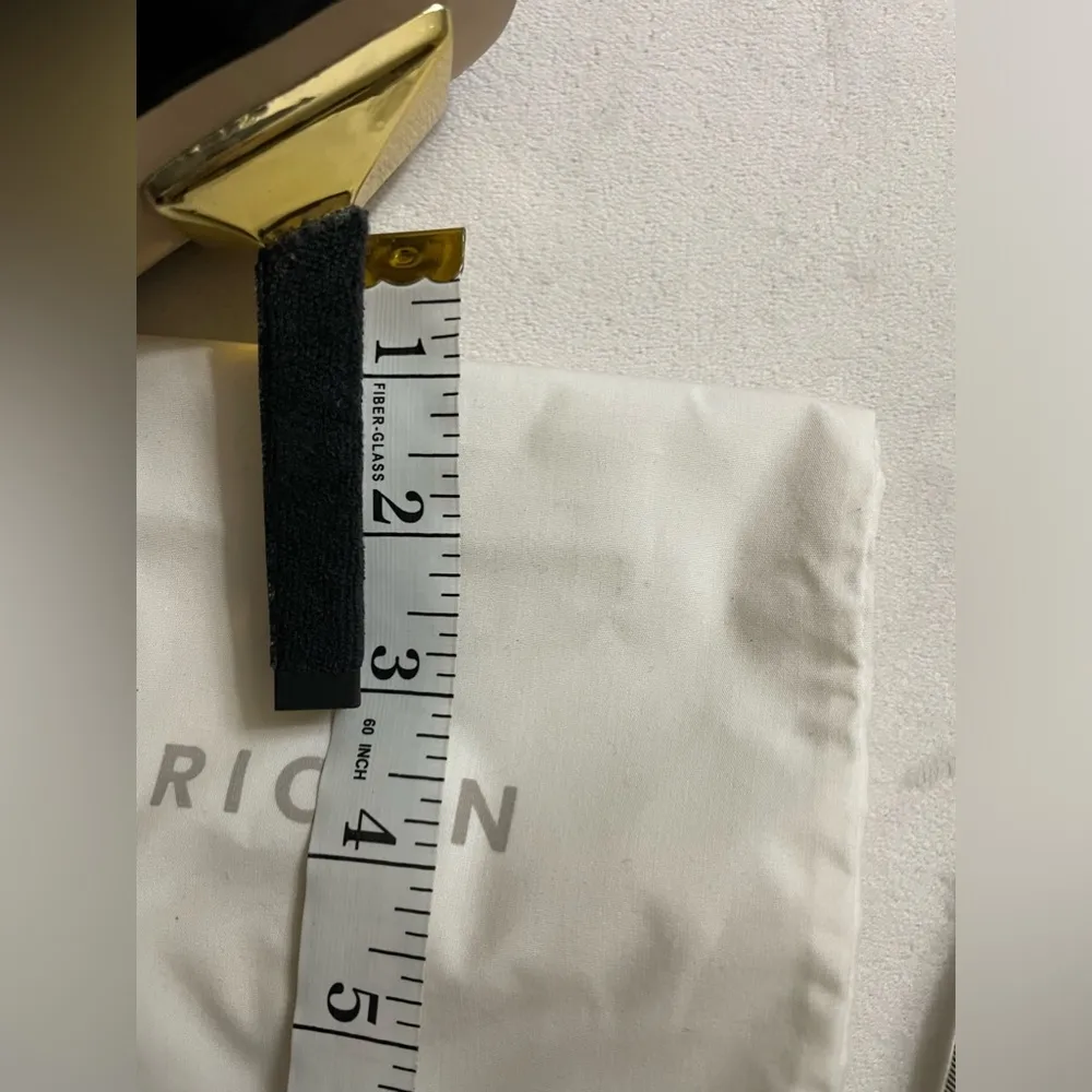 NIB Good American Terry Ankle Wrap Sandals Black Size 10.5 - Image 9