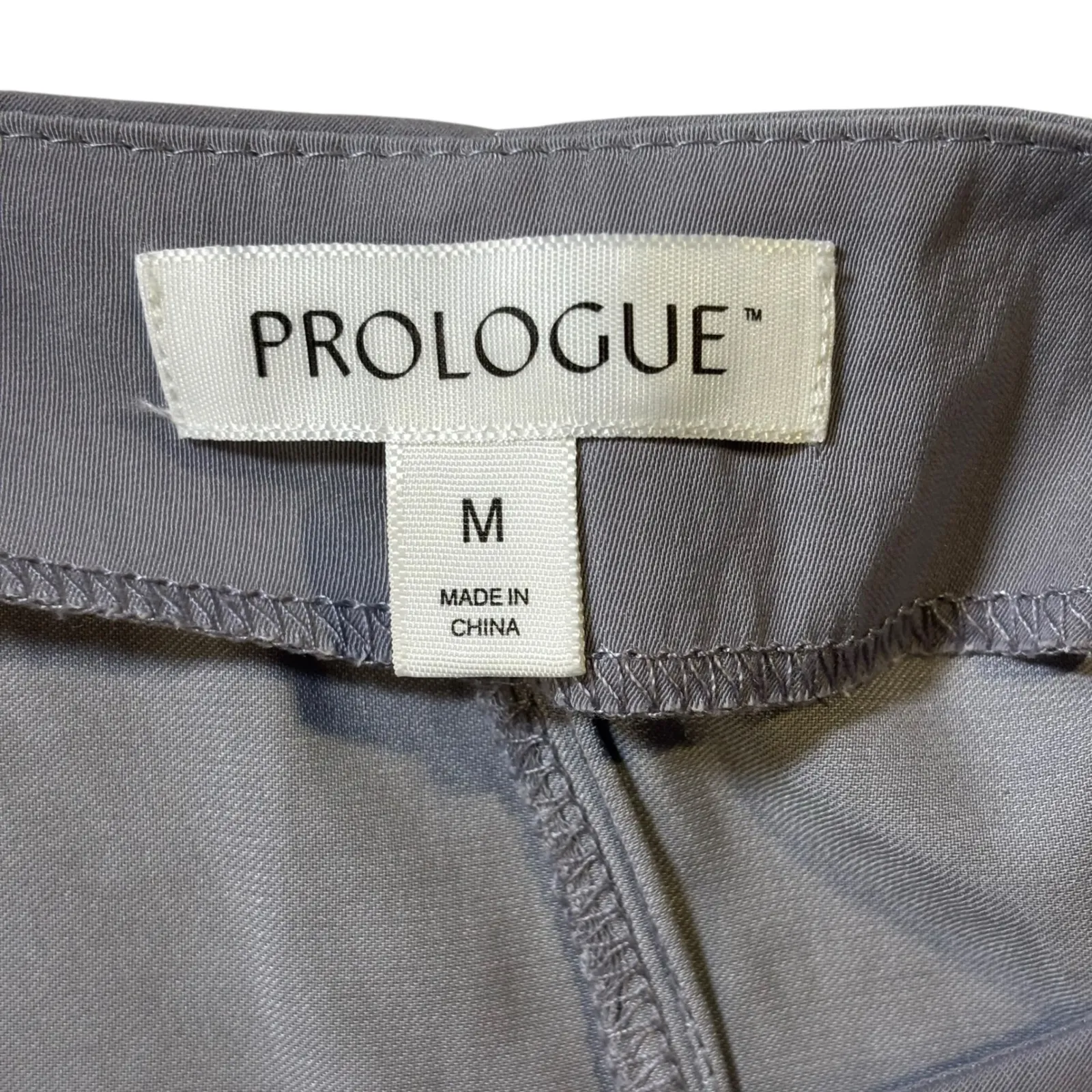 Prologue Womens V Neck Ruched Long Sleeve Top Gray Size Medium - Image 5