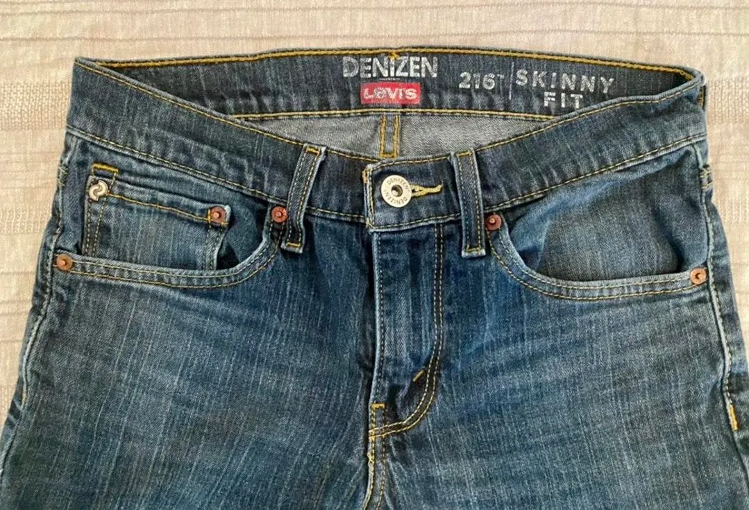 Denizen Levi 216 Skinny Fit Jeans Dark - Image 3