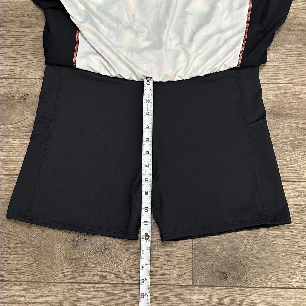 Dona Jo 16" Multicolor High Rise Tennis Golf Skirt Skort Size XL Red - Image 11