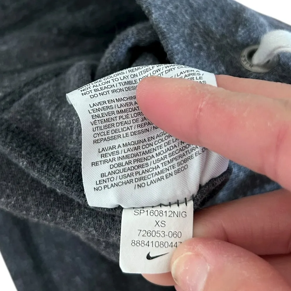 Nike Gray Gym Vintage Capri Jogger Sweatpants Sz XS - Image 5