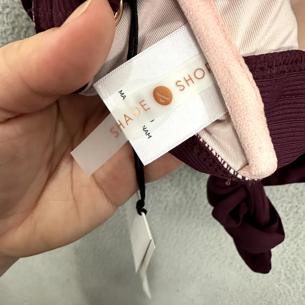 Shade & Short Bikini Top Womens 36DD Purple Light Lift‎ Padded Beach Pool Vacay - Image 5