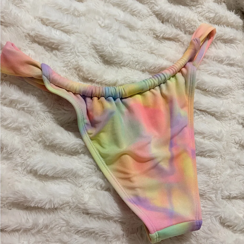 Wild Fable Pastel Tie Dye Bikini bottom - Image 4