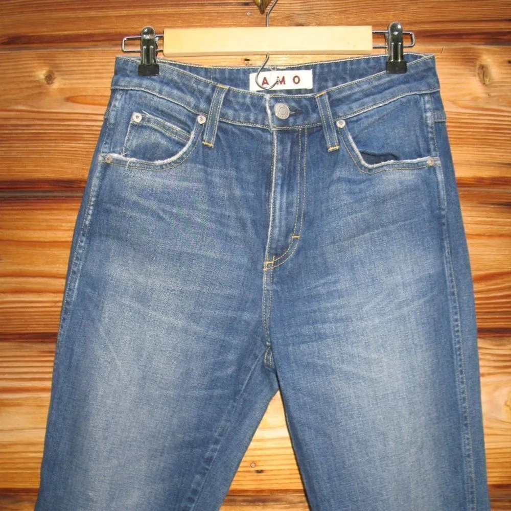 AMO Jeans High Rise Stix Crop Jeans - Image 6