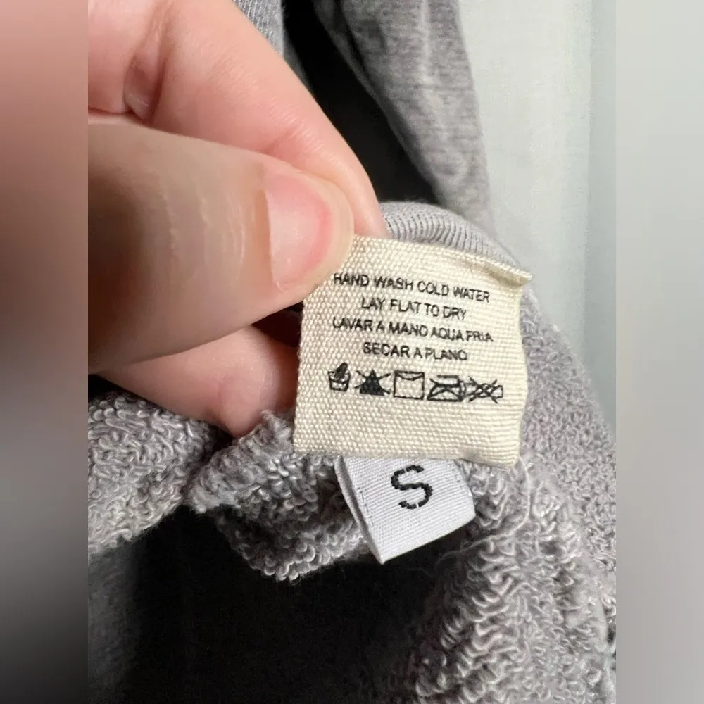 M. Rena Grey Ombré Oversized Pullover Sweater Small Gray - Image 8