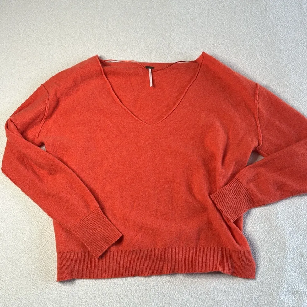 Free People Harmony Cashmere in Coral - Image 6
