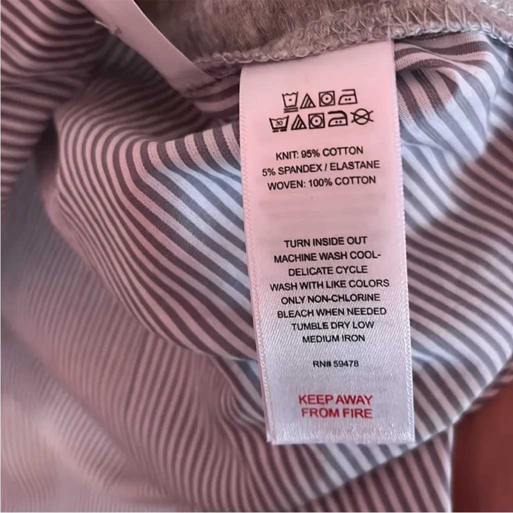 Gray Short Sleeve Layered nightgown - Image 5