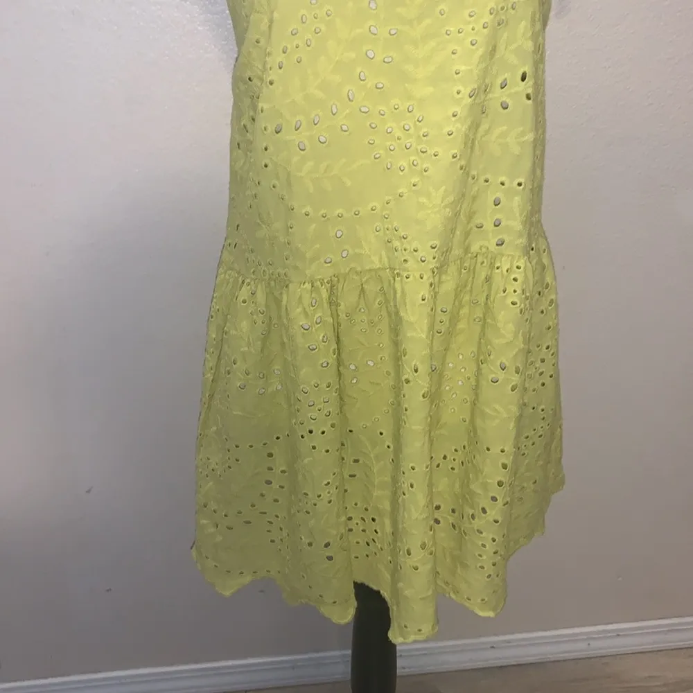 NWT Valentina Naldi Yellow Tied Straps Cami Peplum Tank Top made in Italy Size XL - Image 3