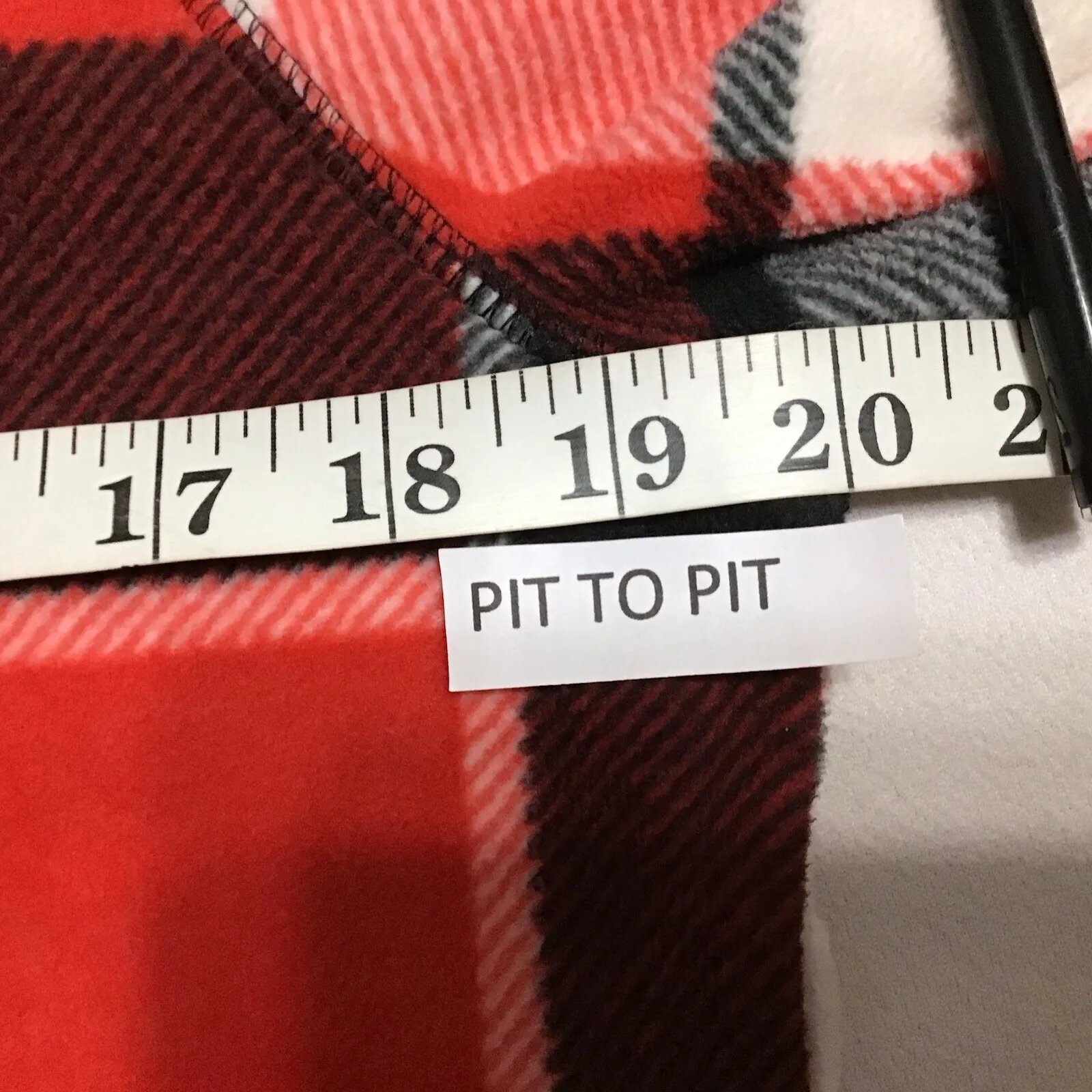 Eddie Bauer Fleece Pullover Jacket‎ Womens Medium Red Black 1/4 Zip Outdoor - Image 8