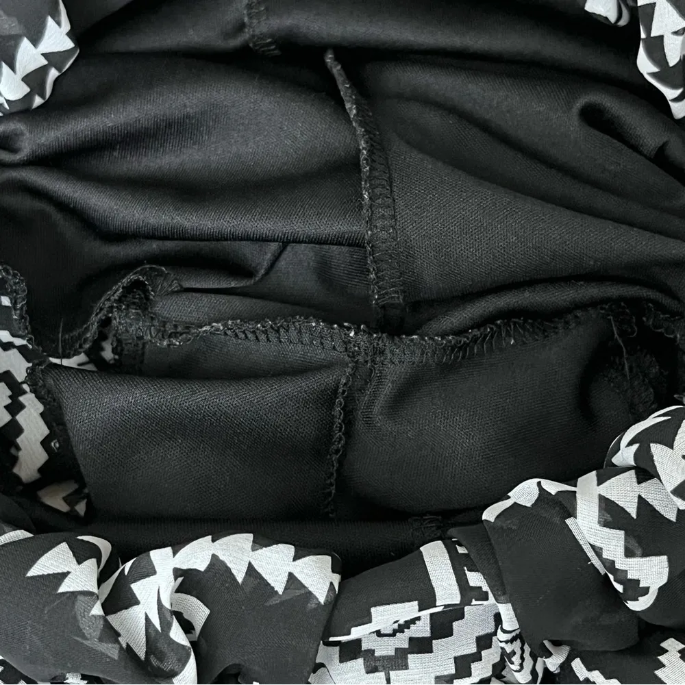 MOA Aztec Tribal Print Wide Leg Sheer Pants Women’s M Boho Hippie Beach Coastal - Image 8