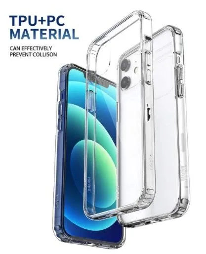 Mkeke Compatible with iPhone 12 Mini Case,Crystal Clear Case Compatible with iPhone 12 Mini 5.4 Inch - Image 4