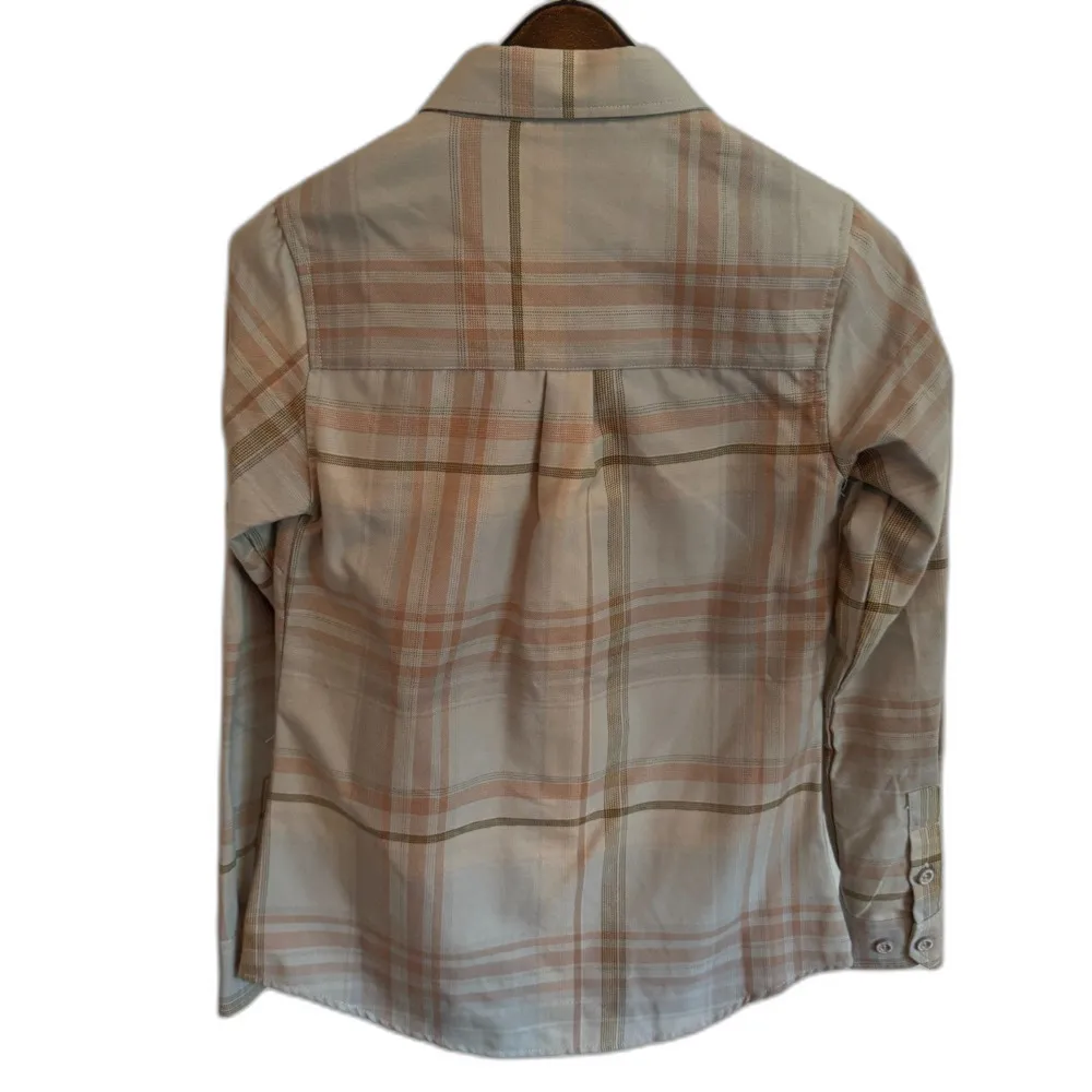 Dixxon Flannel | The Malibu Women's Size Small Pearl Snap Button Front Shirt Blue - Image 6