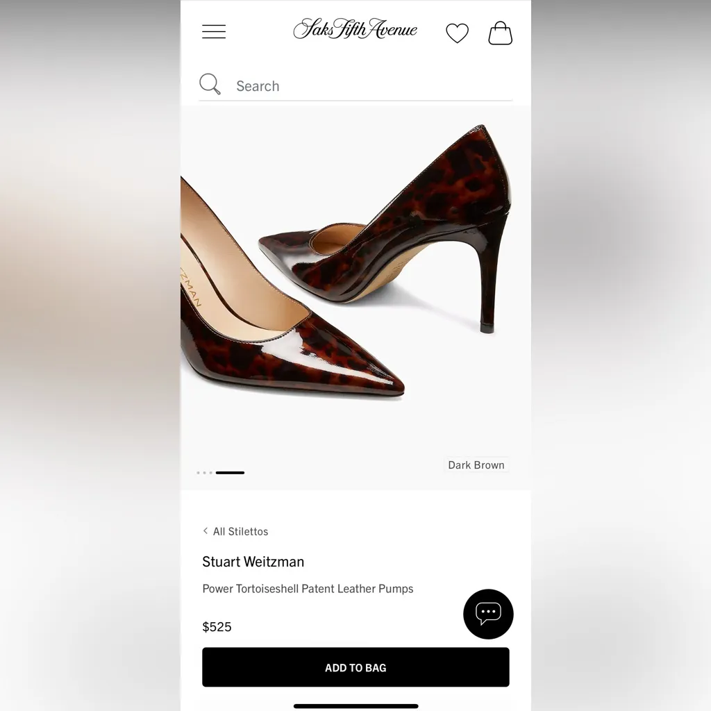 Stuart Weitzman designer Heels tortoiseshell power pumps heels sz 9 - Image 2