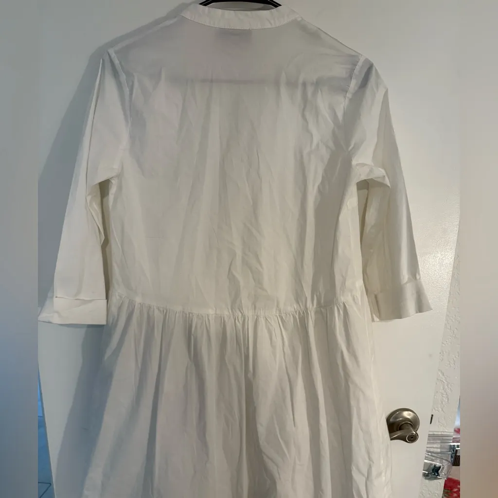 Tuckernuck white royal shirt dress Size M - Image 3