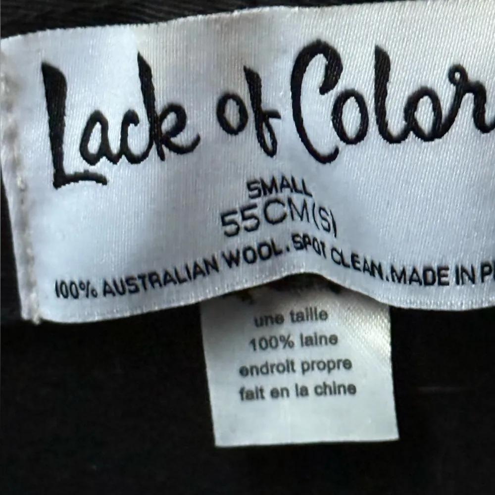 Lack of Color Noir rancher wool fedora wide brim hat classic stylish western - Image 9