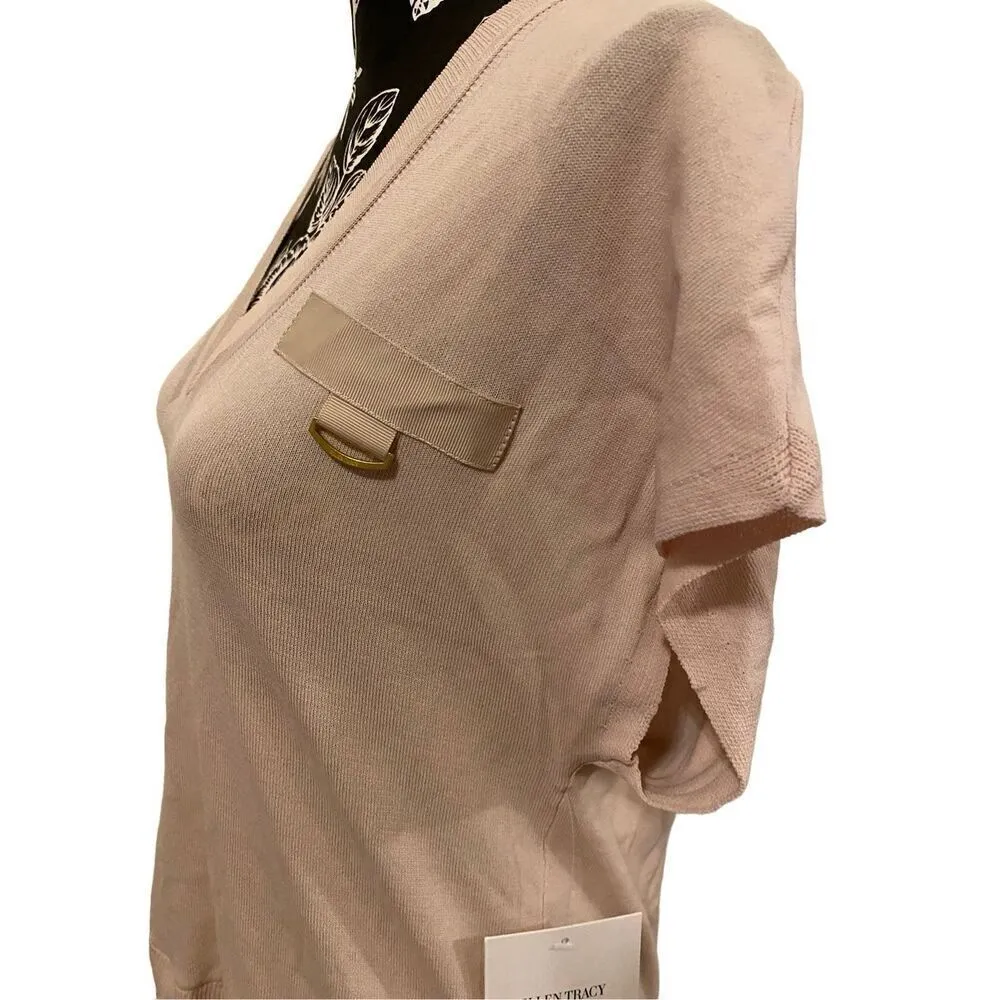Nwt Ellen Tracy Layered Blouse Designer Business Casual Career Workwear - Image 11