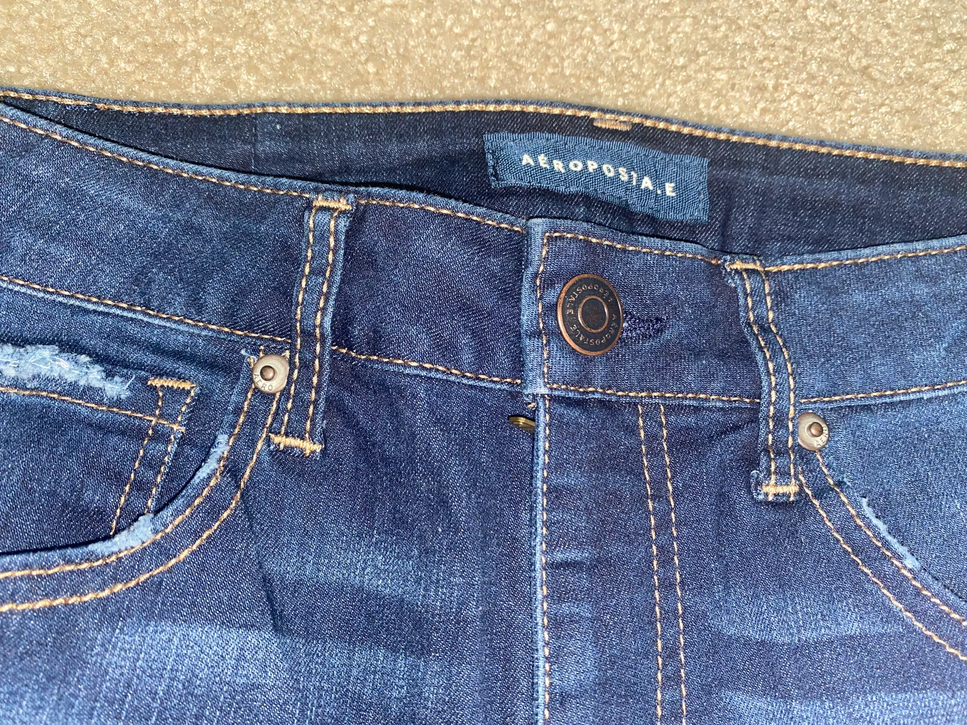 Dark Wash Jean Shorts - Image 4