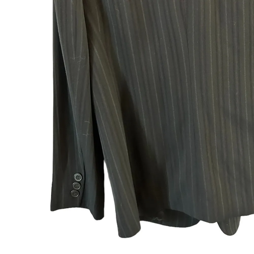 Anne Klein New‎ York  Blazer Black pin Stripe 12 - Image 4