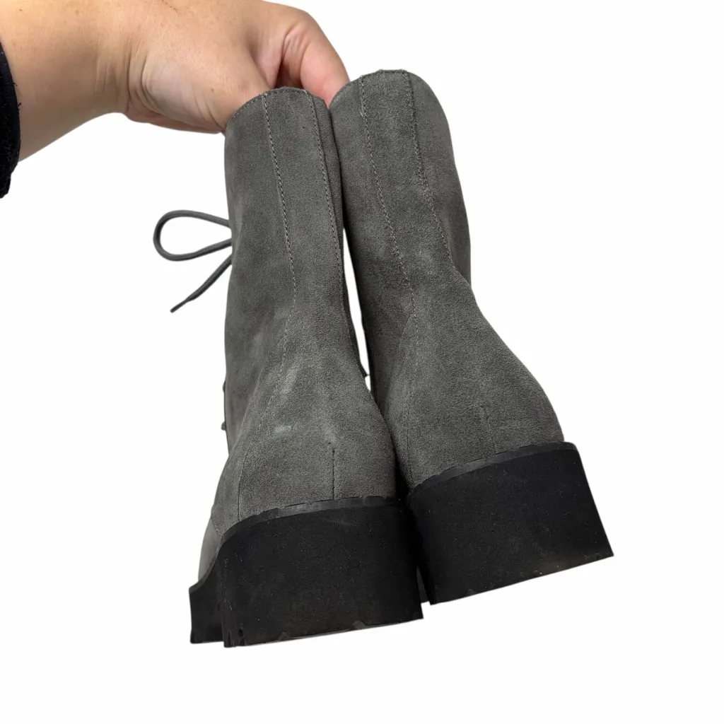 Aquatalia Savina Waterproof Suede Boot Size 8.5 - Image 7