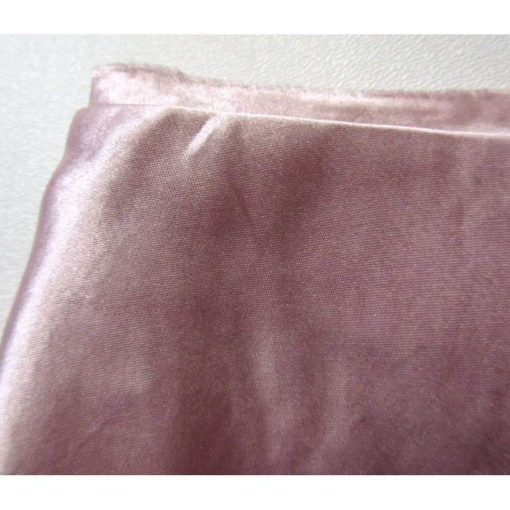 NWT Vince Satin Raw-Edge Paneled Slip Midi in Roselle Pink A-line Skirt 8 $345 - Image 3