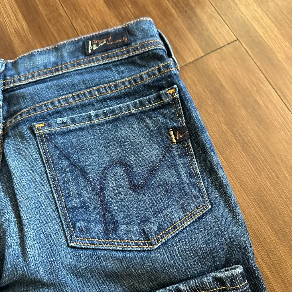 Citizens of Humanity Ingrid #002 Low Waist Flare Stretch Jeans Women's Size 27 - Image 14