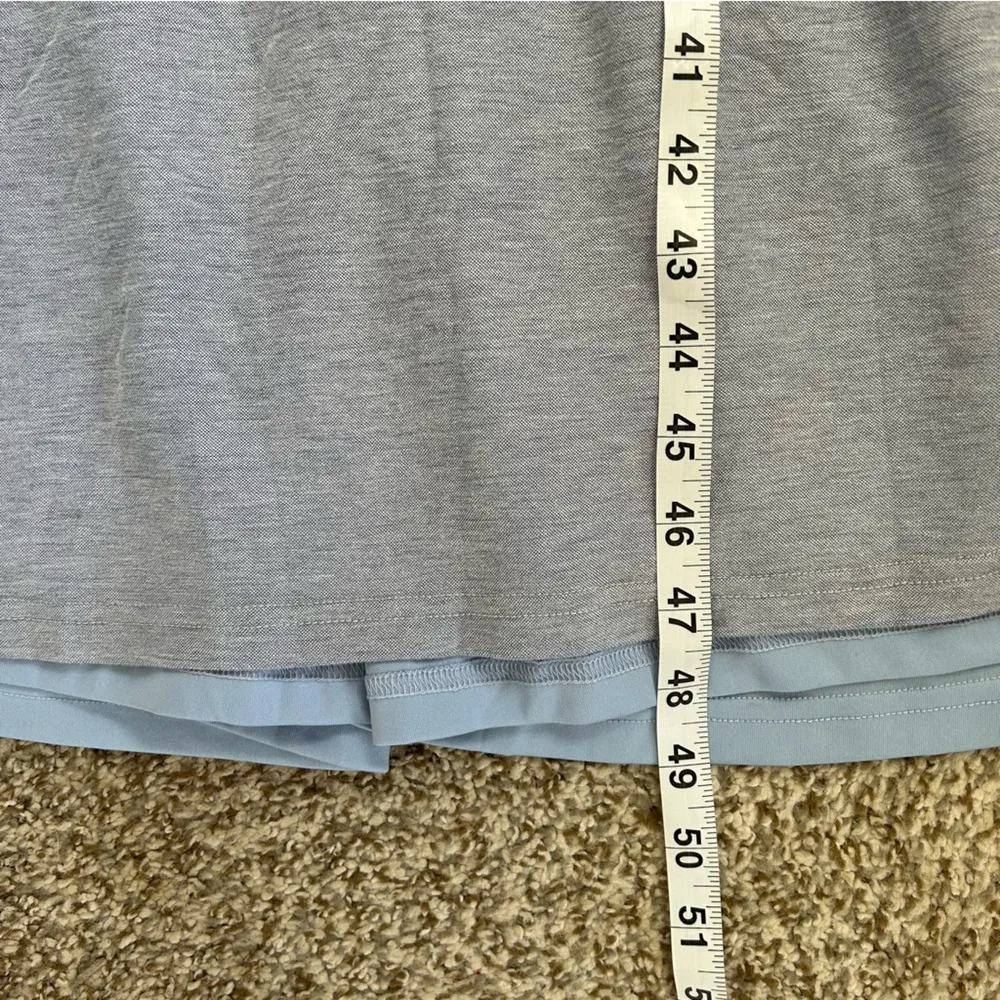 Hutch Blue V-Neck Midi Maxi Dress Puff Sleeve Formal Wedding Guest Medium Large - Image 6