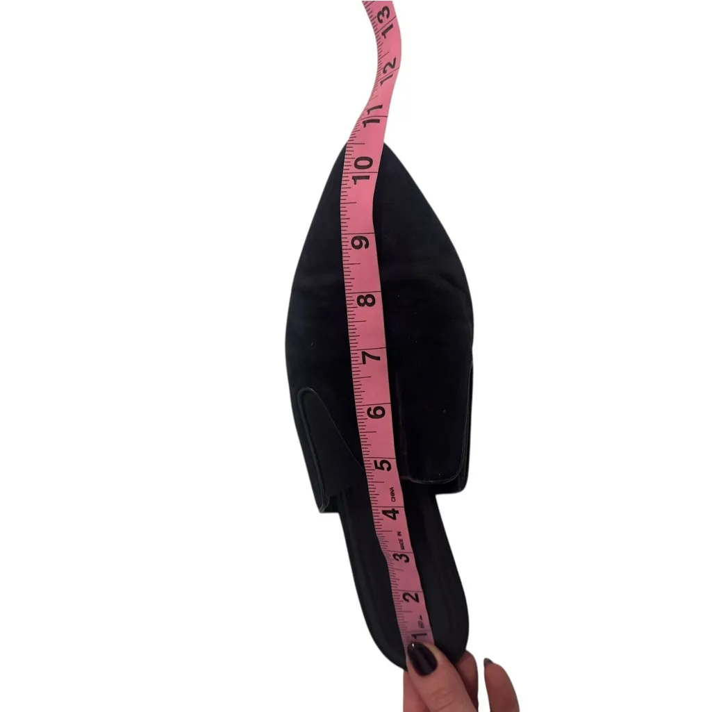 Jenni Kayne - Navy Suede Pointed Toe Mule Flats Sz 8.5 - Image 11