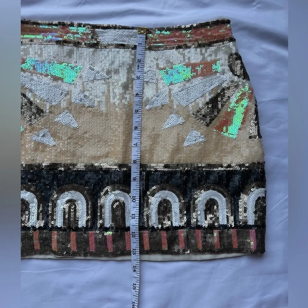 English Rose  Sequin Pattern Skirt - Image 10