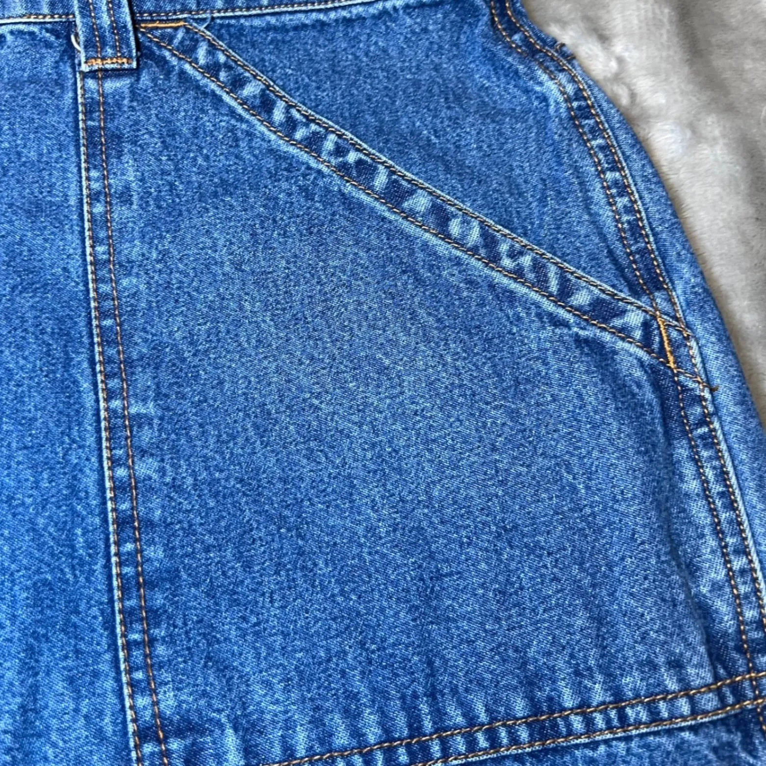 Bill Blass Vintage Blue Jeans Capri Pants Womens 12 Denim Wide Leg Cropped - Image 16