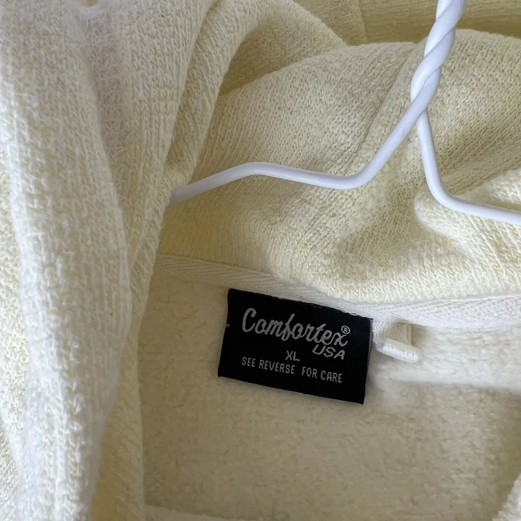 Miami Florida Cream Hoodie Size XL - Image 3