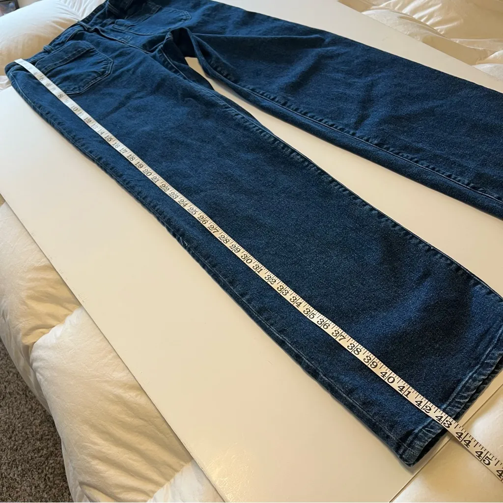 Sanctuary Marine Full length Standard rise wide leg Jeans, retro look, size 29 - Image 8