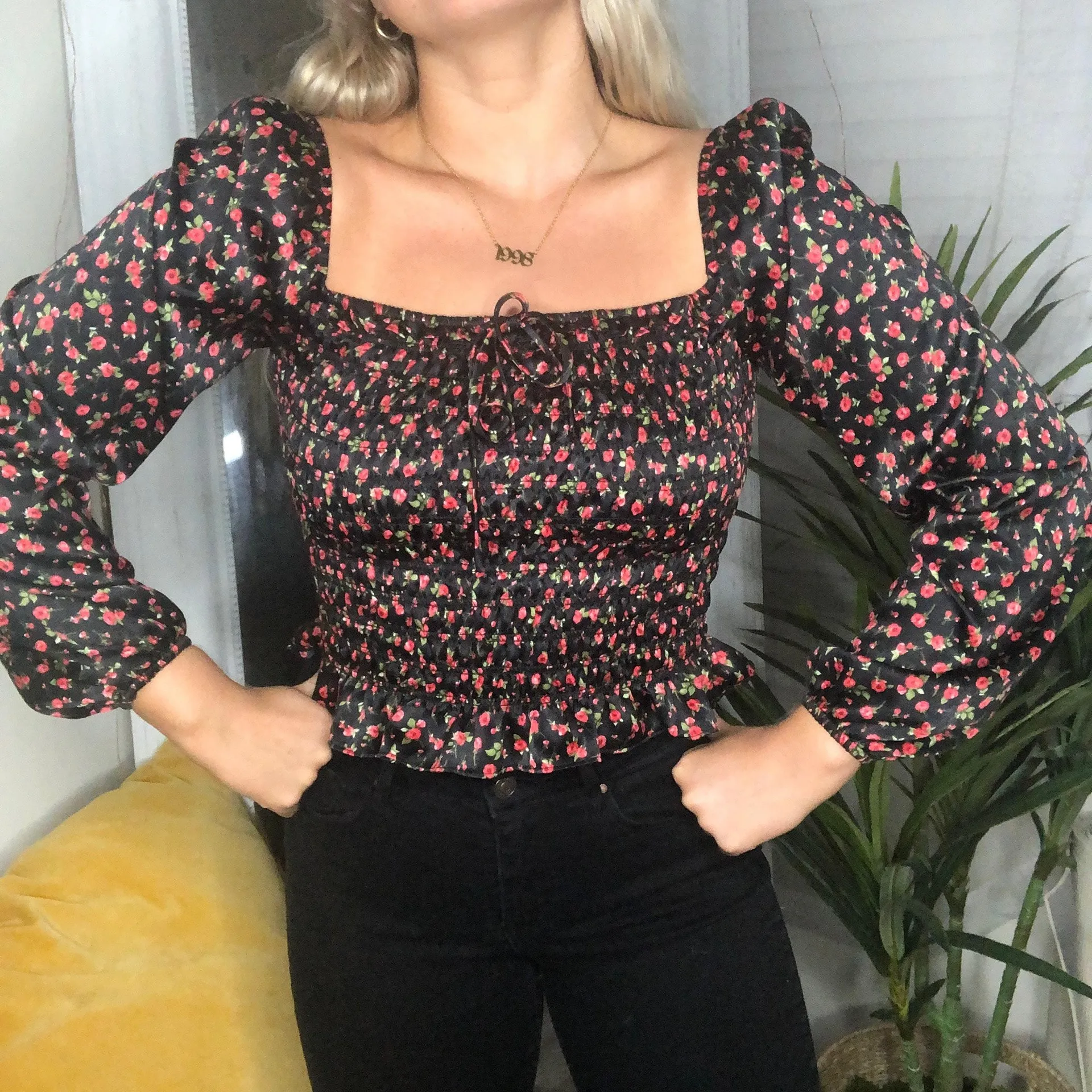 Windsor Silk Flower Top - Image 2