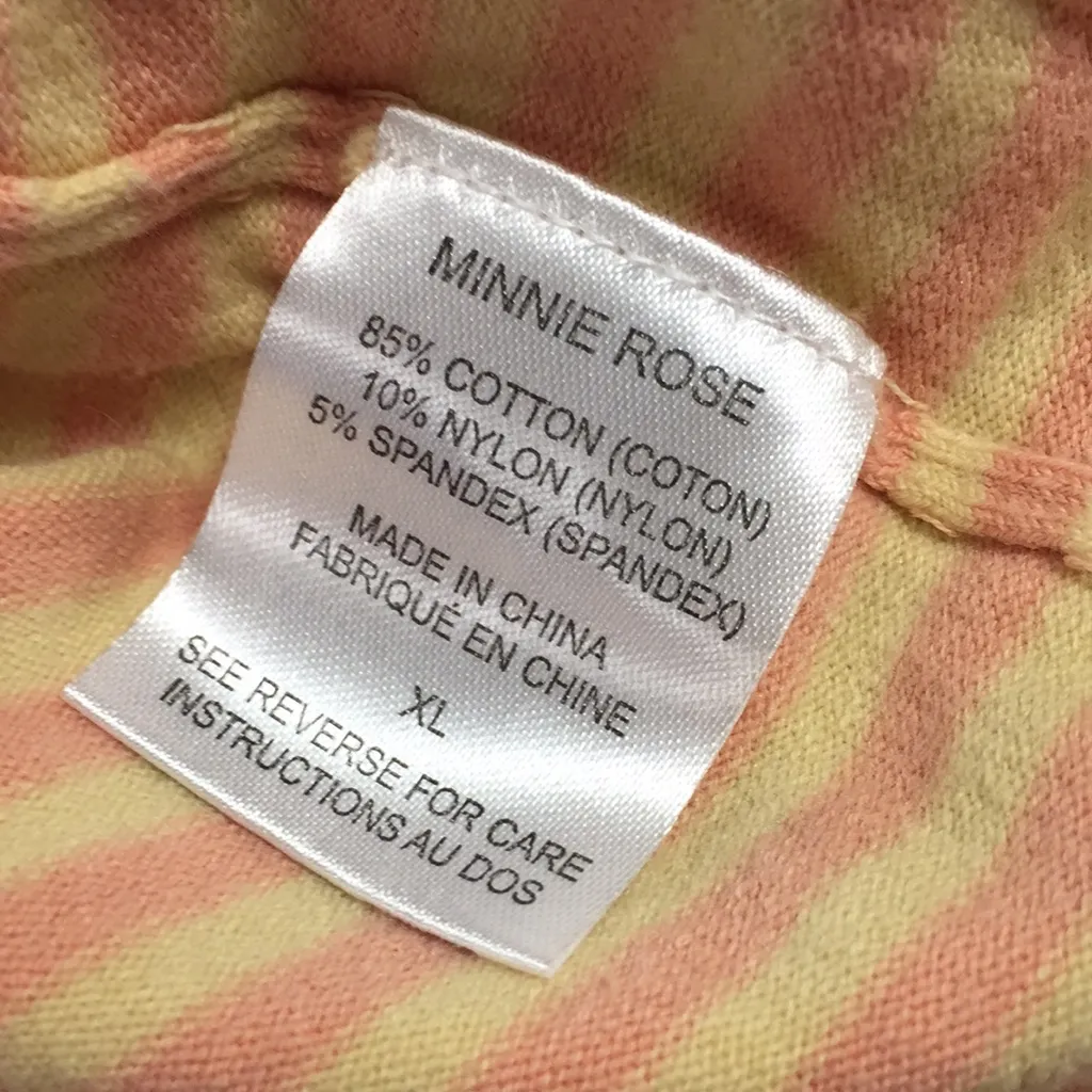 Neiman Marcus Minnie Rose Striped Tank Top - Image 4