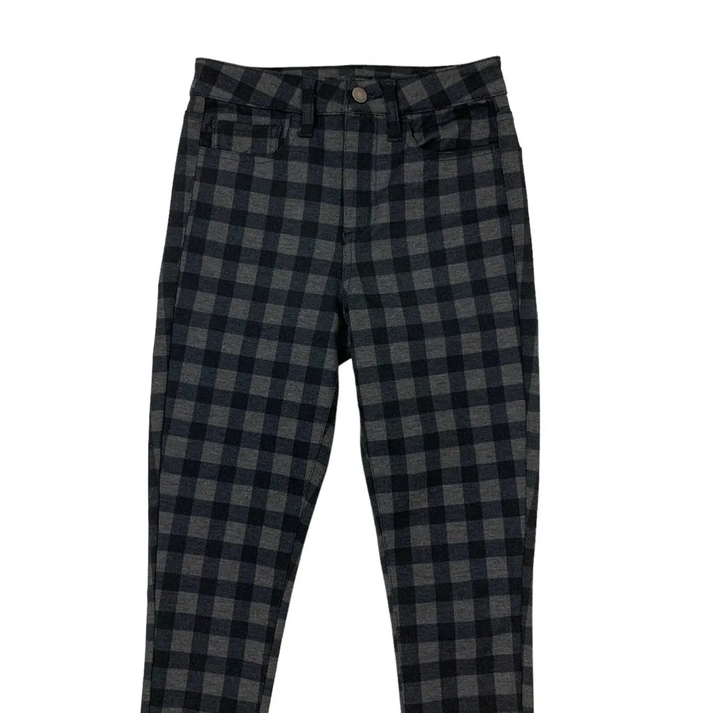 Aqua Pants Small Black Gray Skinny Stretch Workwear Office Business - Image 2