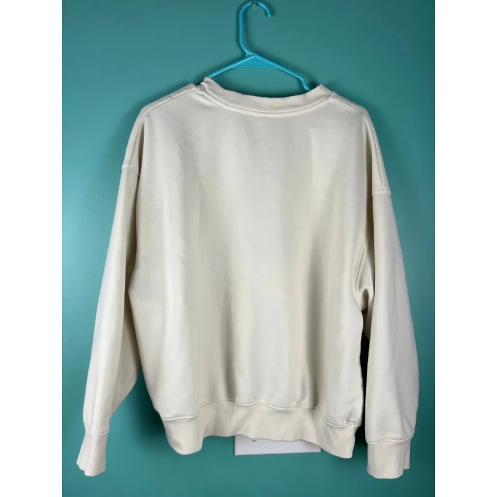Women's Wild Fable Beige Montauk Sailing Club Sweatshirt M - Image 5
