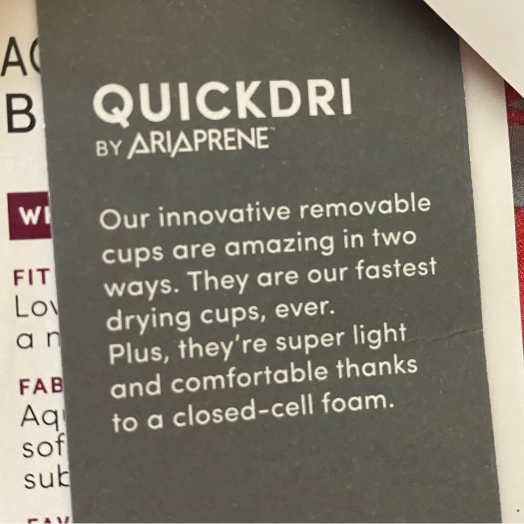 ATHLETA Aqualuxe Paradaiso Blousy Tankini Top radiant red Small NEW WITH TAGS - Image 11