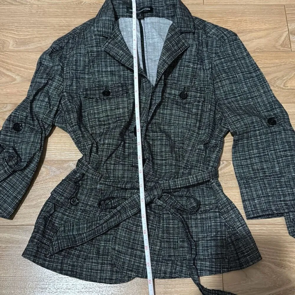 Express design studio button down blazer shirt size 0 - Image 4