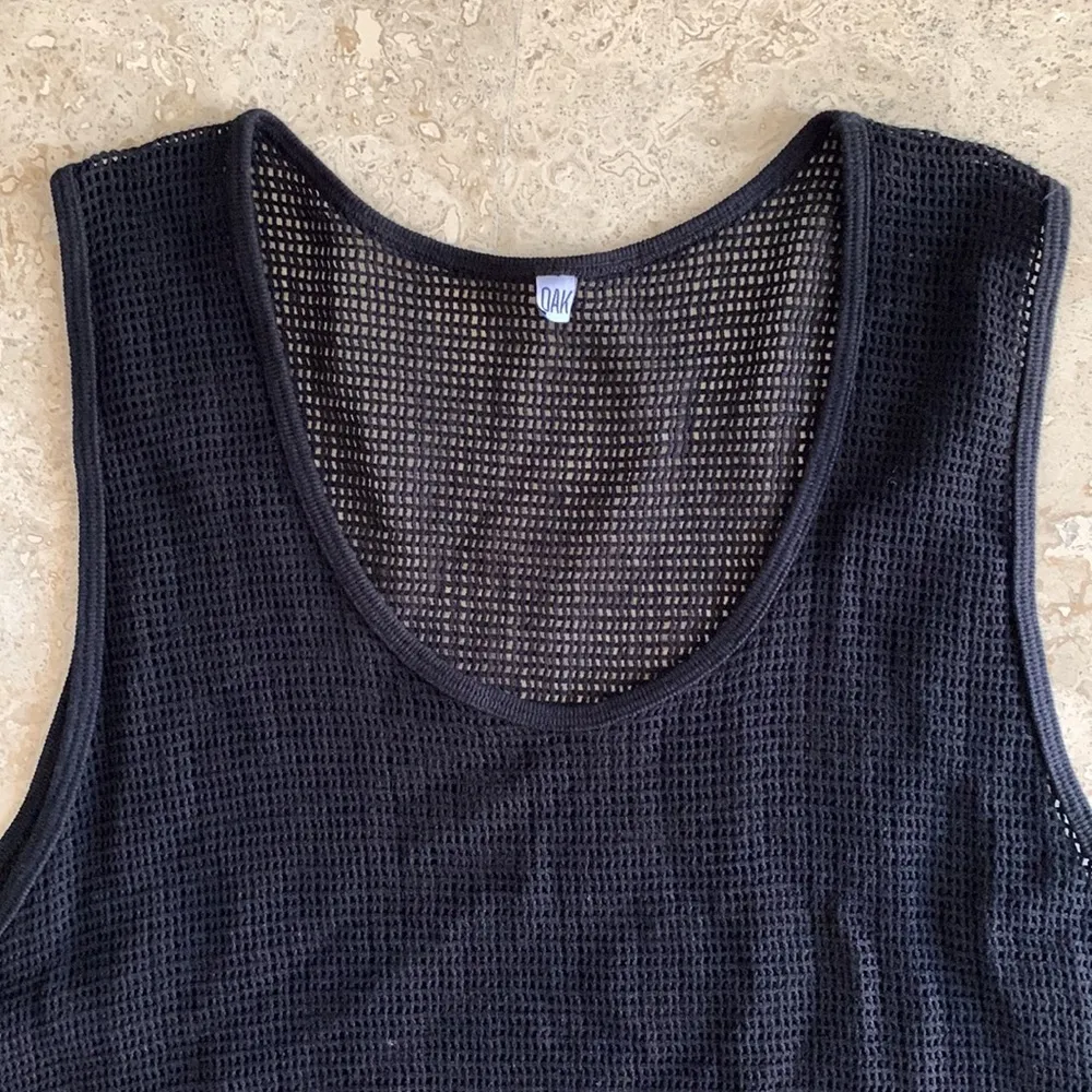 Cotton crochet fishnet dress resort swim cover up boho chic beachwear Size L - Image 2