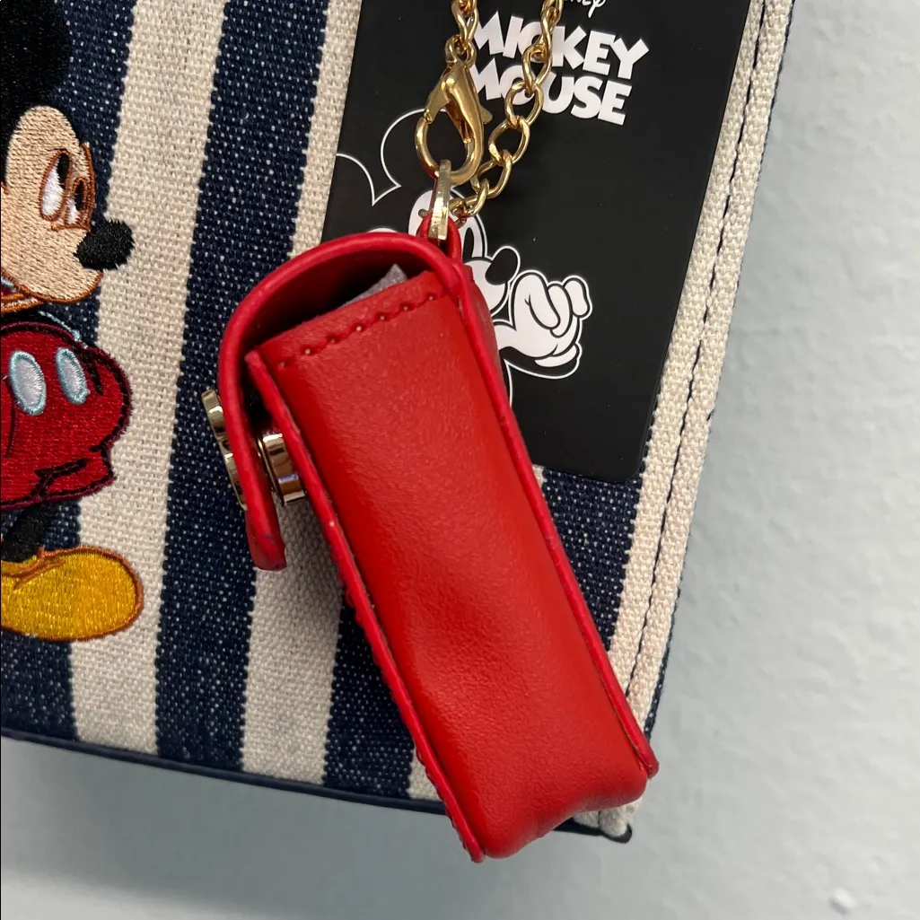 Disney | Mickey Mouse Mini Tote w/ Crossbody & Lip/Chapstick Holder - Image 6