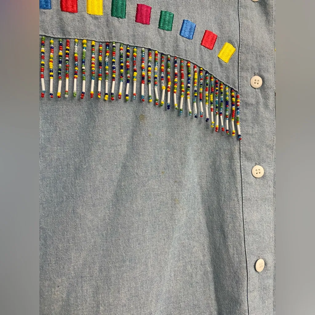 Vintage Beaded Southwestern Top - Image 4