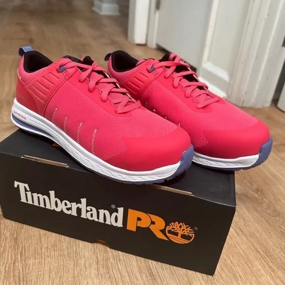 TIMBERLAND | Pro Overdrive Composite Safety Toe Pink Size 9 - Image 2