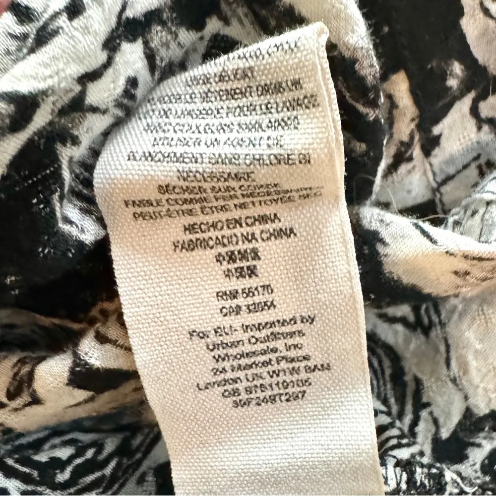 Free People Moon River Tunic Floral Lace Semi-Sheer Boho Relaxed Flowy Peasant S - Image 13