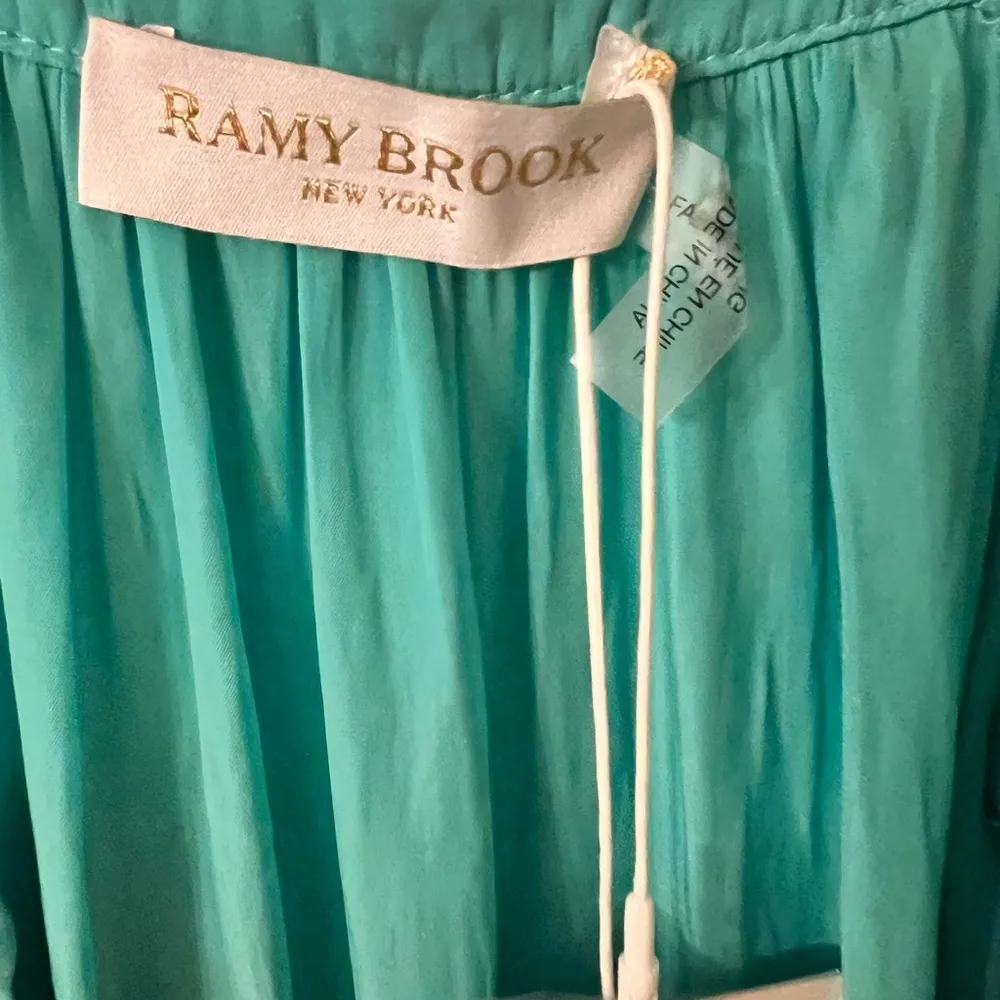 ✨RAMY BROOK-Ansley Flutter Sleeve Jumpsuit Malachite  - Size Large. NWT - Image 4