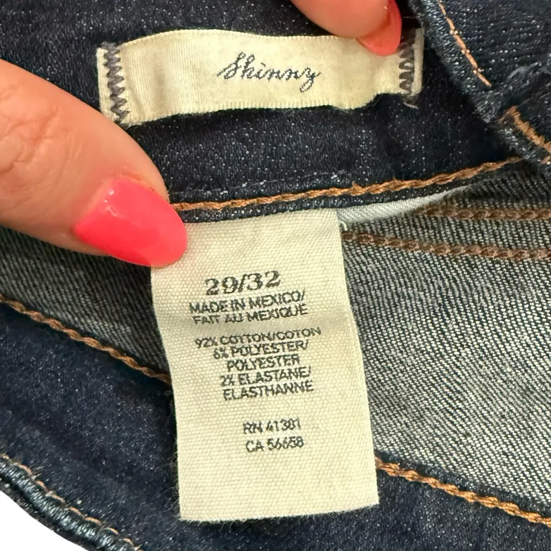 Denim and Supply Ralph Lauren Skinny Dark Wash Blue High Rise Jeans size 29 / 32 - Image 6