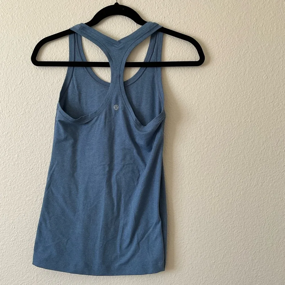 Lululemon Cool Racerback Tank Blue Small - Image 5