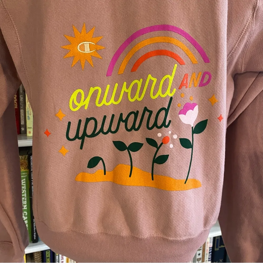 Champion X Steffi Lynn Onward & Upward Reverse Weave Hoodie Sweatshirt - Image 8
