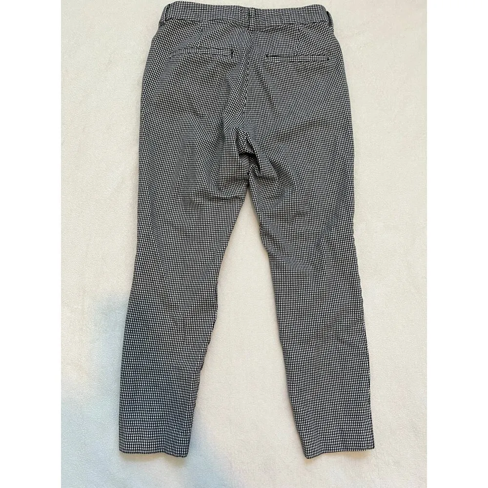 Old Navy Pixie High Rise Houndstooth Chino Pants Size 4 - Image 8
